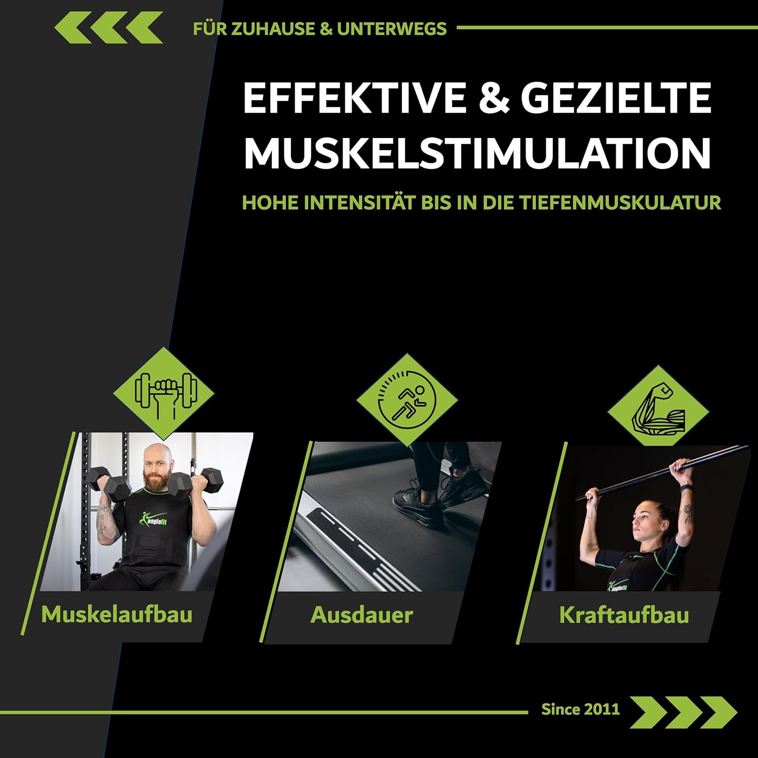 eaglefit PRO EMS Suit System: Wireless Muscle Stimulation for Home Workouts