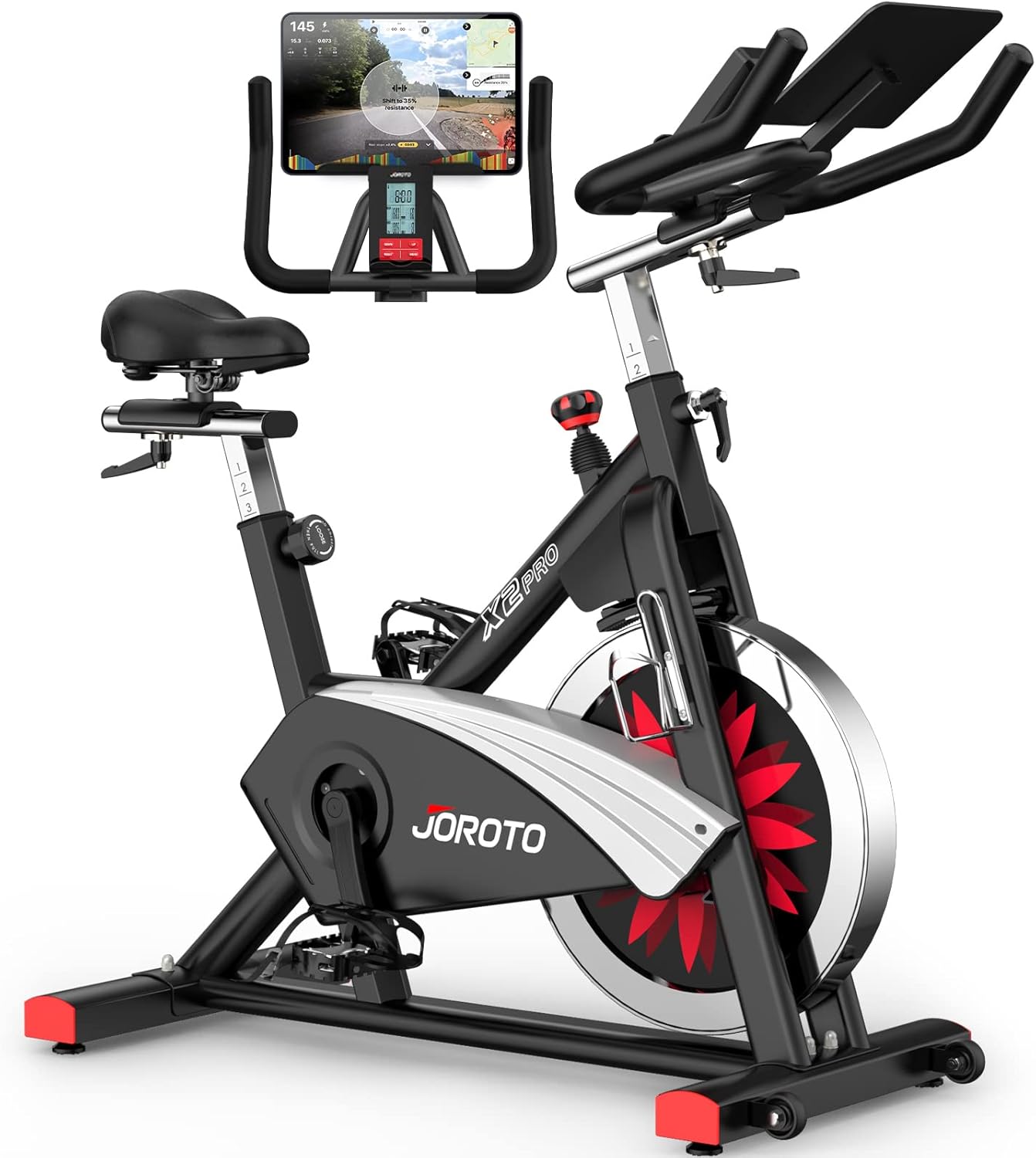 JOROTO X2: Leises Heimtrainer-Ergometer mit LCD-Monitor