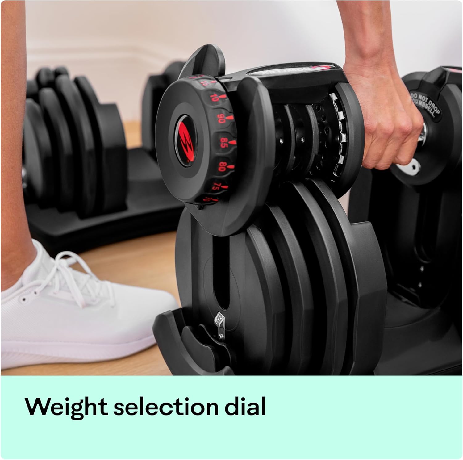 Bowflex SelectTech: Verstellbare Einzelhantel mit Gewichtssystem